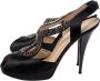 Fendi Vintage Pre-owned Leather sandals Black Dames - Thumbnail 3