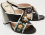 Fendi Vintage Pre-owned Leather sandals Black Dames - Thumbnail 3