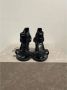 Fendi Vintage Pre-owned Leather sandals Black Dames - Thumbnail 3