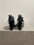 Fendi Vintage Pre-owned Leather sandals Black Dames - Thumbnail 4