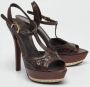 Fendi Vintage Pre-owned Leather sandals Brown Dames - Thumbnail 4