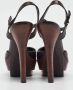 Fendi Vintage Pre-owned Leather sandals Brown Dames - Thumbnail 5