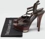 Fendi Vintage Pre-owned Leather sandals Brown Dames - Thumbnail 9