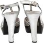 Fendi Vintage Pre-owned Leather sandals Gray Dames - Thumbnail 4