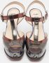 Fendi Vintage Pre-owned Leather sandals Gray Dames - Thumbnail 3