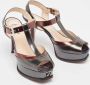 Fendi Vintage Pre-owned Leather sandals Gray Dames - Thumbnail 4