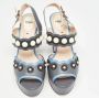 Fendi Vintage Pre-owned Leather sandals Gray Dames - Thumbnail 3