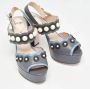 Fendi Vintage Pre-owned Leather sandals Gray Dames - Thumbnail 4