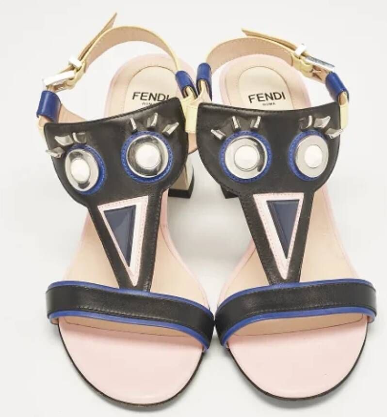 Fendi Vintage Pre-owned Leather sandals Multicolor Dames