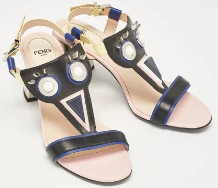 Fendi Vintage Pre-owned Leather sandals Multicolor Dames