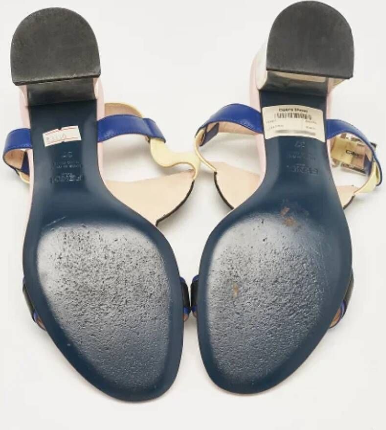 Fendi Vintage Pre-owned Leather sandals Multicolor Dames