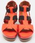 Fendi Vintage Pre-owned Leather sandals Red Dames - Thumbnail 3