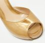 Fendi Vintage Pre-owned Leather sandals Yellow Dames - Thumbnail 7