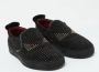 Fendi Vintage Pre-owned Leather sneakers Black Heren - Thumbnail 4