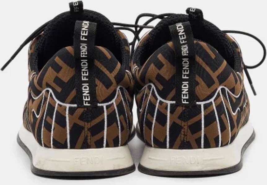 Fendi Vintage Pre-owned Leather sneakers Multicolor Heren