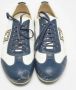 Fendi Vintage Pre-owned Leather sneakers White Heren - Thumbnail 3