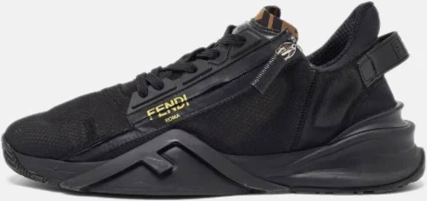 Fendi Vintage Pre-owned Mesh sneakers Black Heren