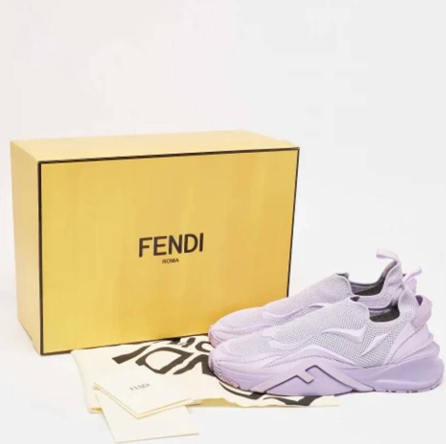 Fendi Vintage Pre-owned Mesh sneakers Purple Heren