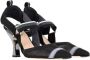 Fendi Vintage Pre-owned Nylon heels Black Dames - Thumbnail 4