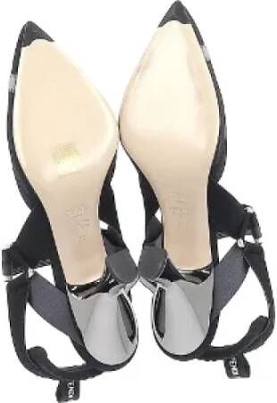 Fendi Vintage Pre-owned Nylon heels Black Dames