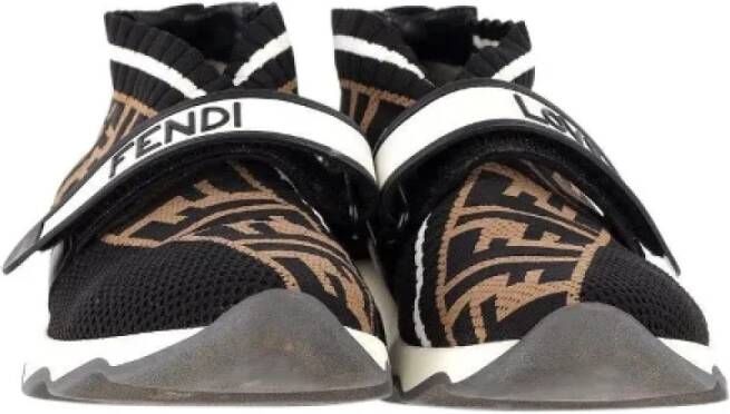 Fendi Vintage Pre-owned Nylon sneakers Black Dames