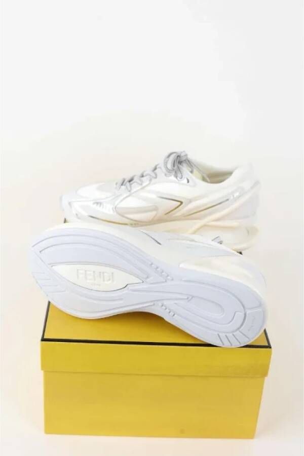 Fendi Vintage Pre-owned Polyester sneakers White Dames