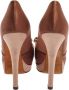 Fendi Vintage Pre-owned Satin heels Brown Dames - Thumbnail 4