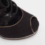 Fendi Vintage Pre-owned Suede heels Black Dames - Thumbnail 7