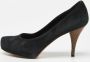 Fendi Vintage Pre-owned Suede heels Black Dames - Thumbnail 2