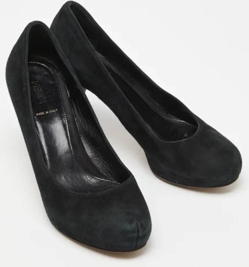 Fendi Vintage Pre-owned Suede heels Black Dames