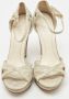 Fendi Vintage Pre-owned Suede sandals Gray Dames - Thumbnail 2