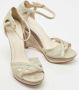 Fendi Vintage Pre-owned Suede sandals Gray Dames - Thumbnail 3