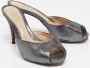 Fendi Vintage Pre-owned Suede sandals Gray Dames - Thumbnail 3