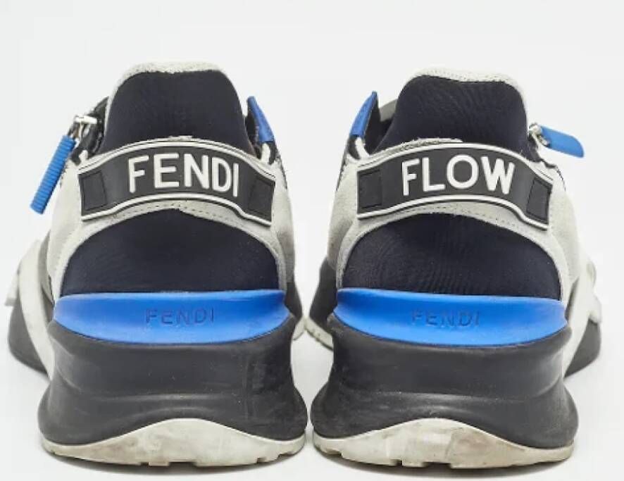 Fendi Vintage Pre-owned Suede sneakers Multicolor Heren