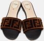 Fendi Vintage Pre-owned Velvet sandals Brown Dames - Thumbnail 3