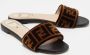 Fendi Vintage Pre-owned Velvet sandals Brown Dames - Thumbnail 4