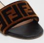 Fendi Vintage Pre-owned Velvet sandals Brown Dames - Thumbnail 7