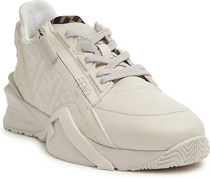 Fendi Witte Sneakers Verhogen Stijl Comfort White Heren