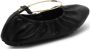 Fendi Zwarte leren ballerina flats met metalen enkelband Black Dames - Thumbnail 4