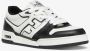 Fendi Zwarte Leren Sneakers met Witte Details Black Heren - Thumbnail 2