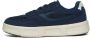 Fessura Blauwe stoffen en leren sneakers Blue Heren - Thumbnail 3