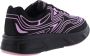 Fessura Dames Runflex 01 Sneaker Zwart Roze Black Dames - Thumbnail 3