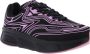 Fessura Dames Runflex 01 Sneaker Zwart Roze Black Dames - Thumbnail 5