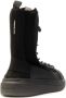 Fessura Hoge Top Army Zwart Sneakers Black Dames - Thumbnail 3