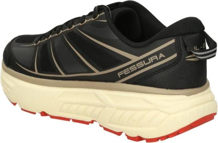 Fessura Lage Sneakers Black Heren