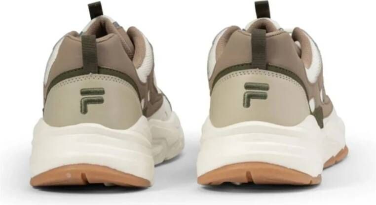 Fila Beige Vrijetijdssneakers voor Mannen Beige Heren