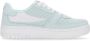 Fila Blauw Glas Lage Sneaker Perfo Blue Dames - Thumbnail 3