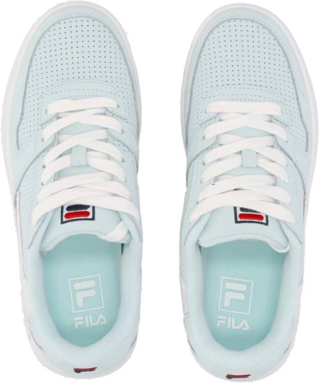 Fila Blauw Glas Lage Sneaker Perfo Blue Dames