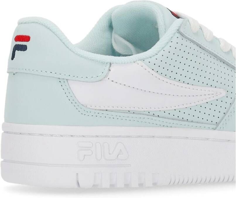 Fila Blauw Glas Lage Sneaker Perfo Blue Dames