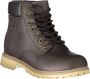 Fila Bruine Herenlaars Vetersluiting Geborduurd Brown Heren - Thumbnail 2